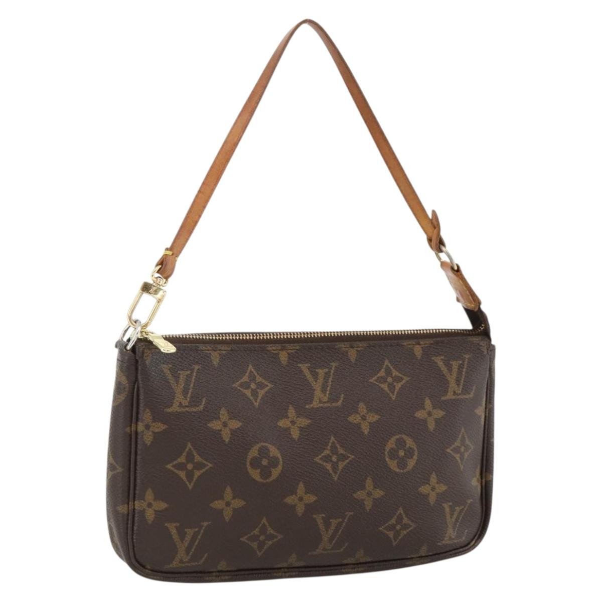 LOUIS VUITTON Monogram Pochette Accessoires Pouch M51980 LV Auth BA11192
