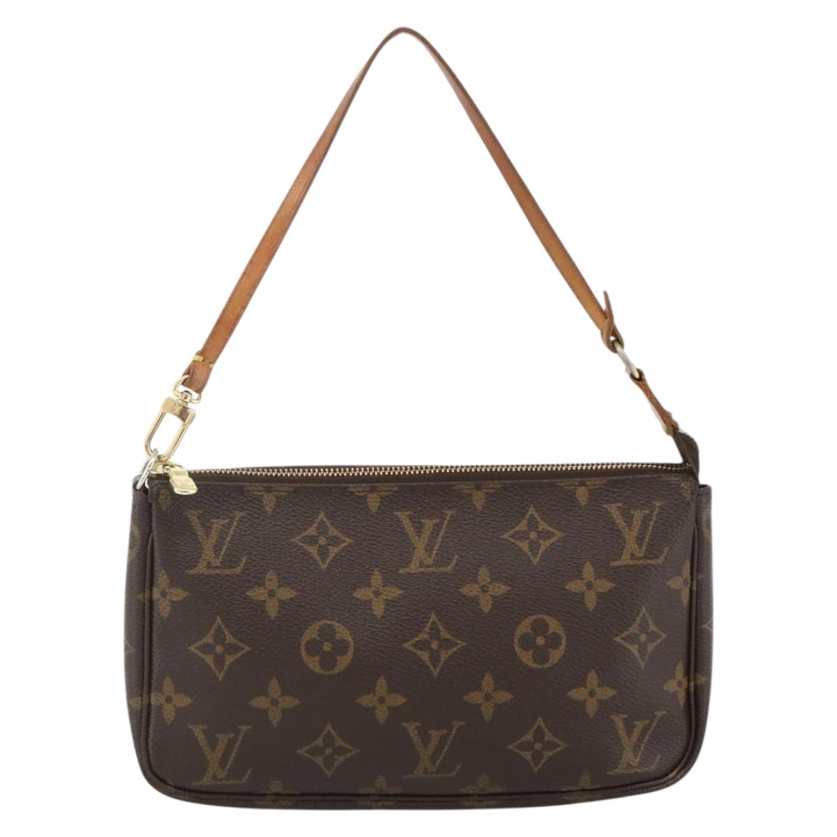 LOUIS VUITTON Monogram Pochette Accessoires Pouch M51980 LV Auth BA11192