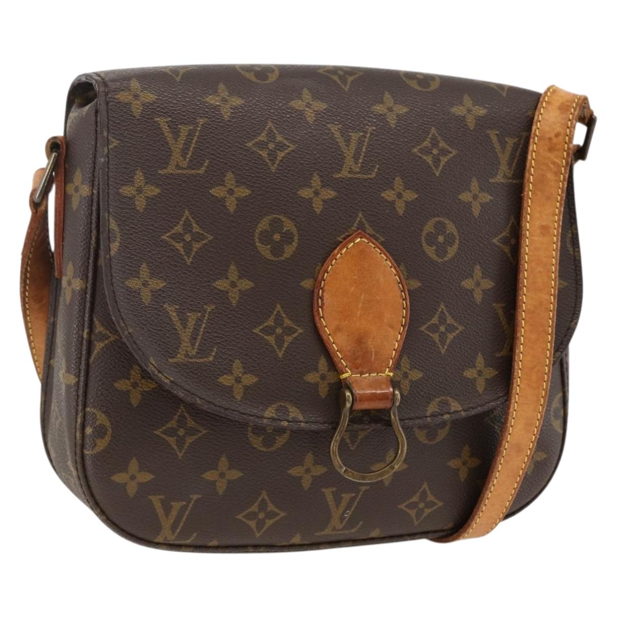 LOUIS VUITTON Monogram Saint Cloud GM Shoulder Bag M51242 LV Auth BA11194