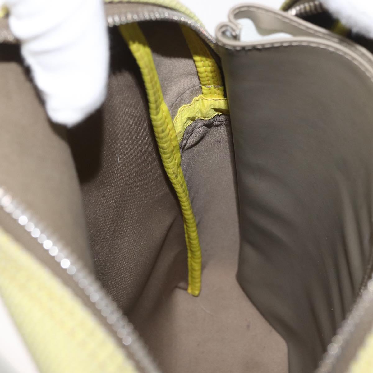 LOUIS VUITTON Damier Geant LV Cup Weatherly Bag Yellow M80636 LV Auth BA11202