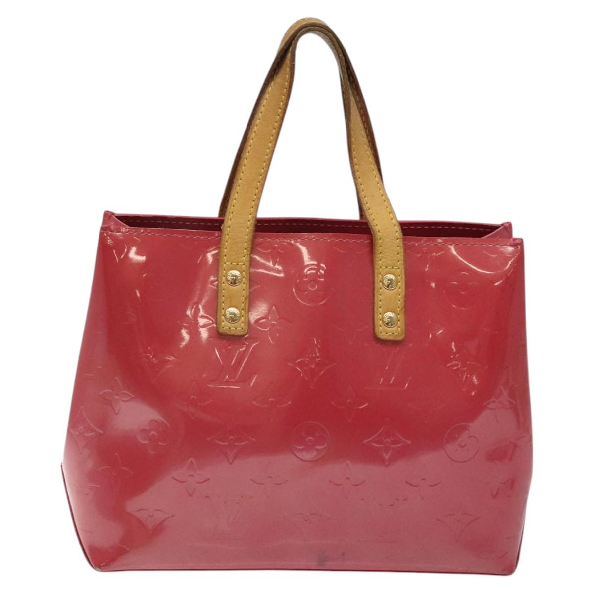 LOUIS VUITTON Monogram Vernis Reade PM Hand Bag Fran Boise M9132F Auth BA1121