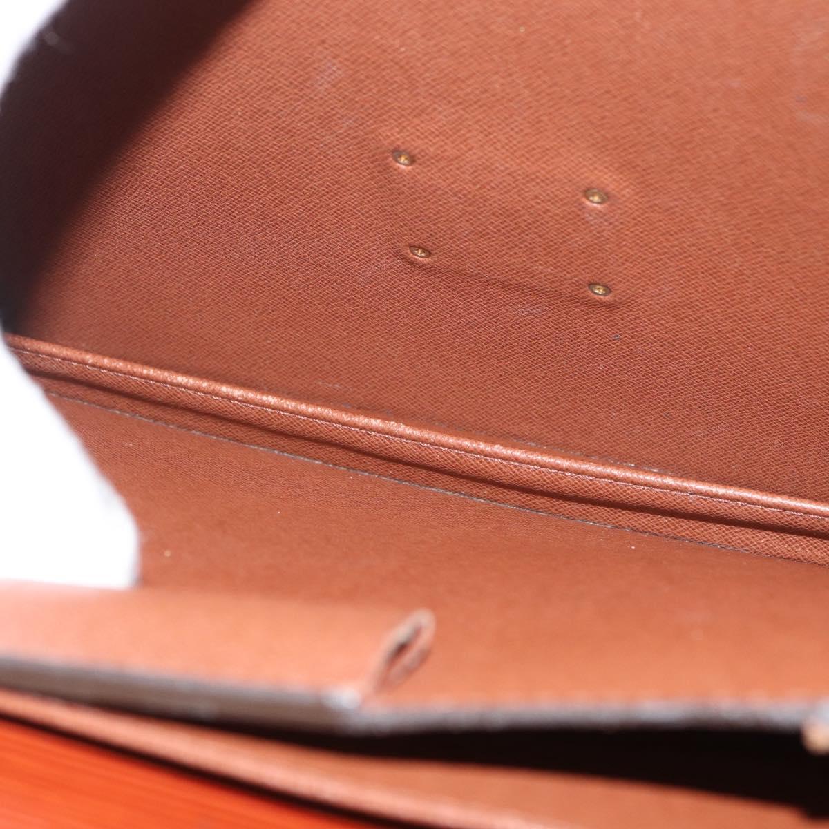 LOUIS VUITTON Epi Serviette Conseiller Briefcase Brown M54423 LV Auth BA11220