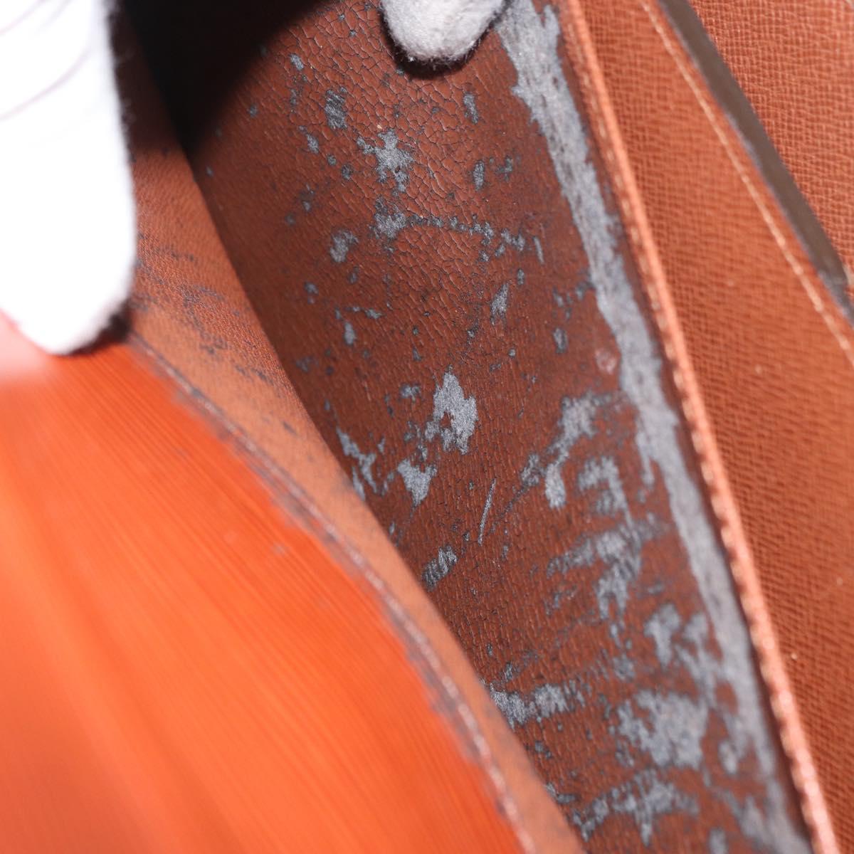 LOUIS VUITTON Epi Serviette Conseiller Briefcase Brown M54423 LV Auth BA11220