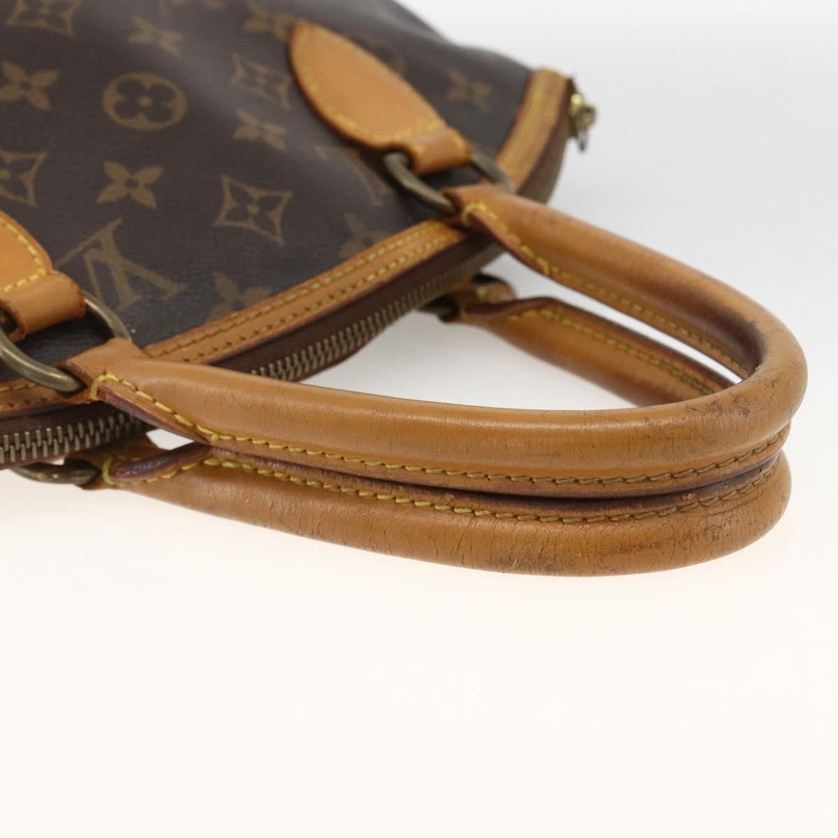 LOUIS VUITTON Monogram Lockit Hand Bag M40102 LV Auth BA11222