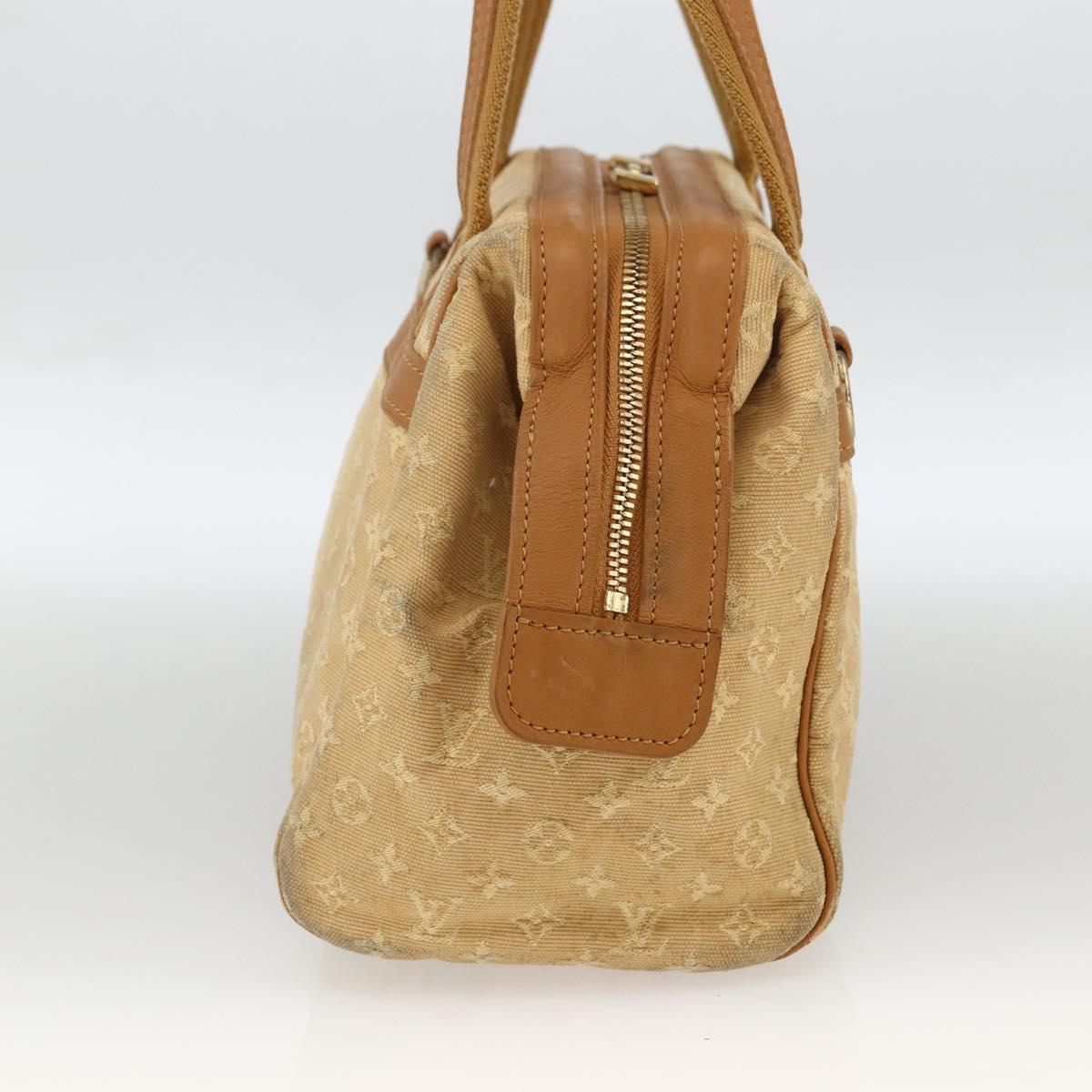 LOUIS VUITTON Monogram Mini Josephine PM Hand Bag Beige M92416 LV Auth BA11224