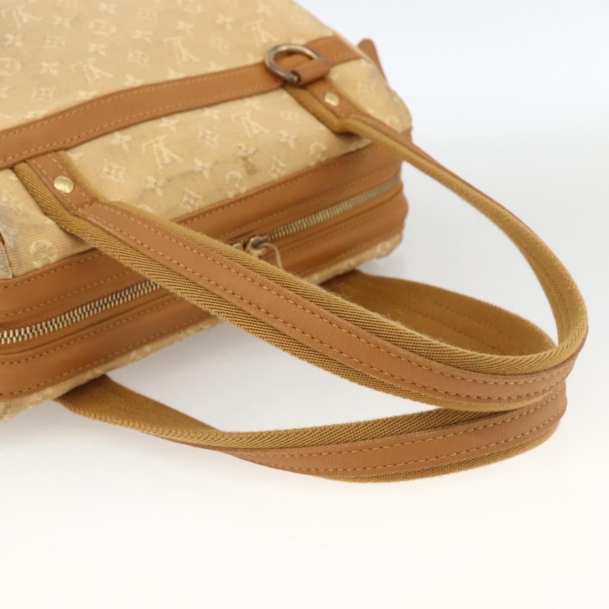 LOUIS VUITTON Monogram Mini Josephine PM Hand Bag Beige M92416 LV Auth BA11224