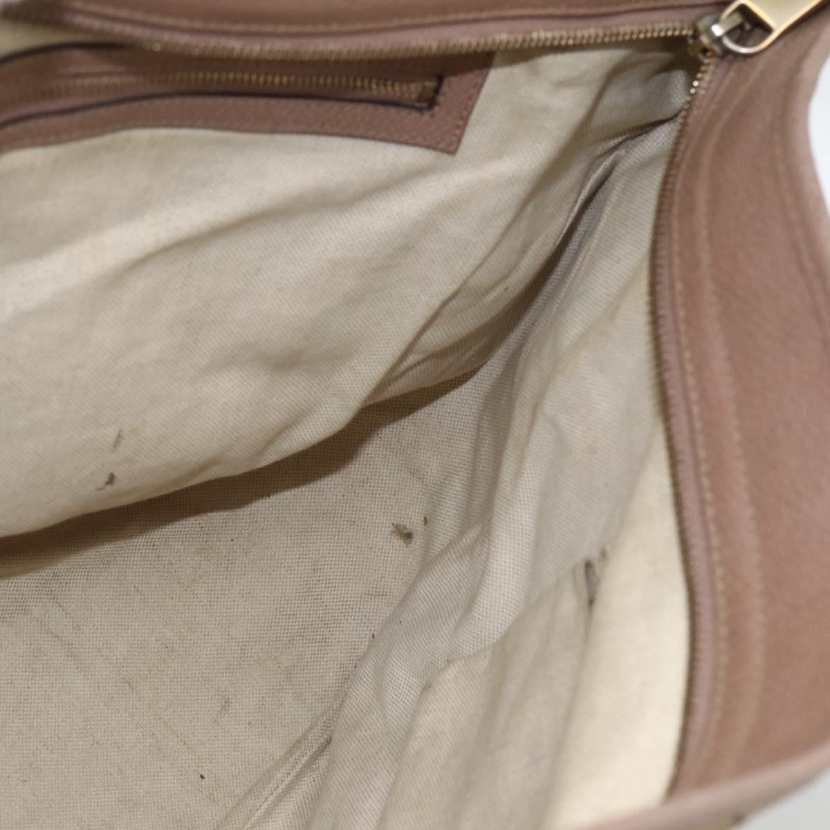 GUCCI GG Canvas Brie Tote Bag Beige Gold 323671 Auth BA11225