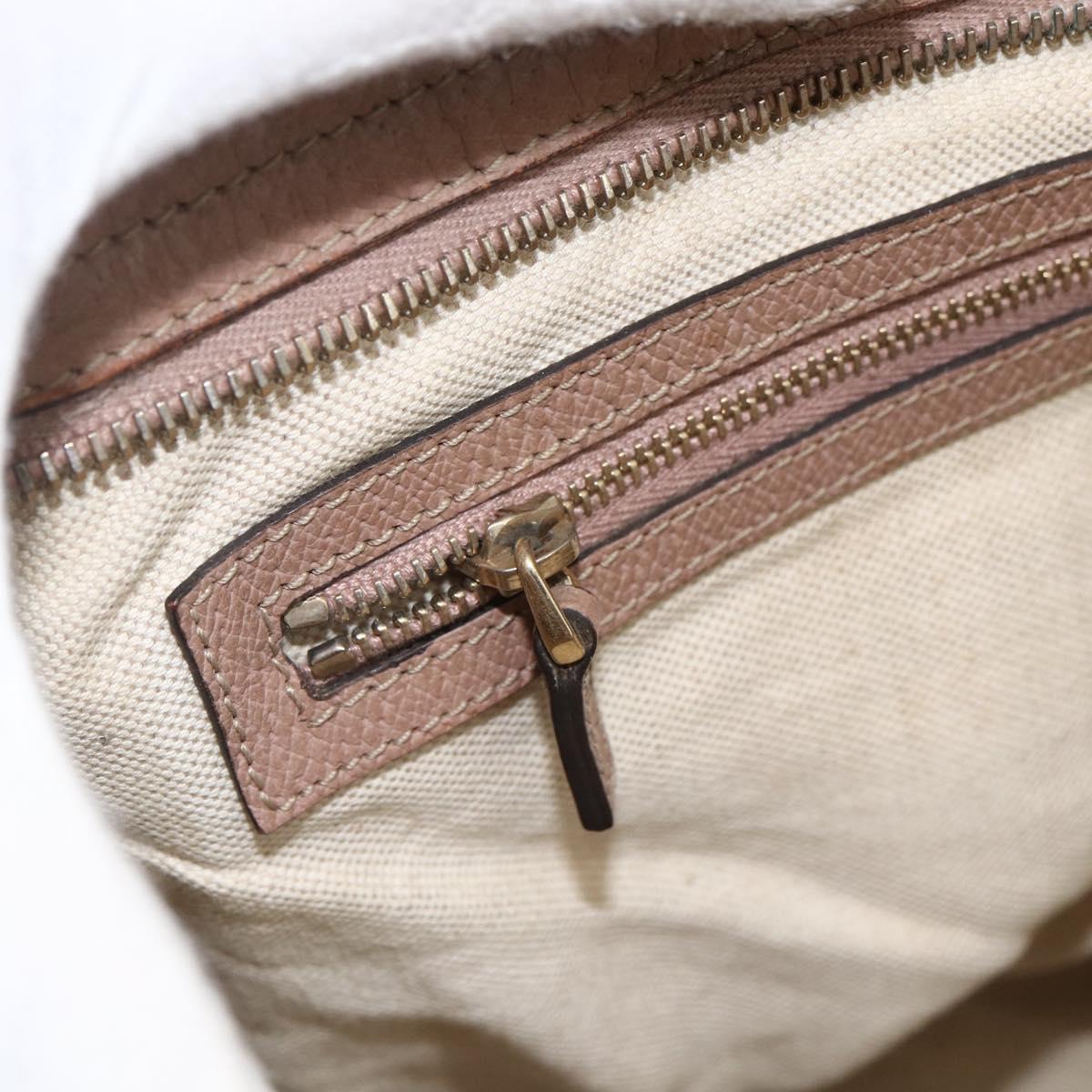 GUCCI GG Canvas Brie Tote Bag Beige Gold 323671 Auth BA11225