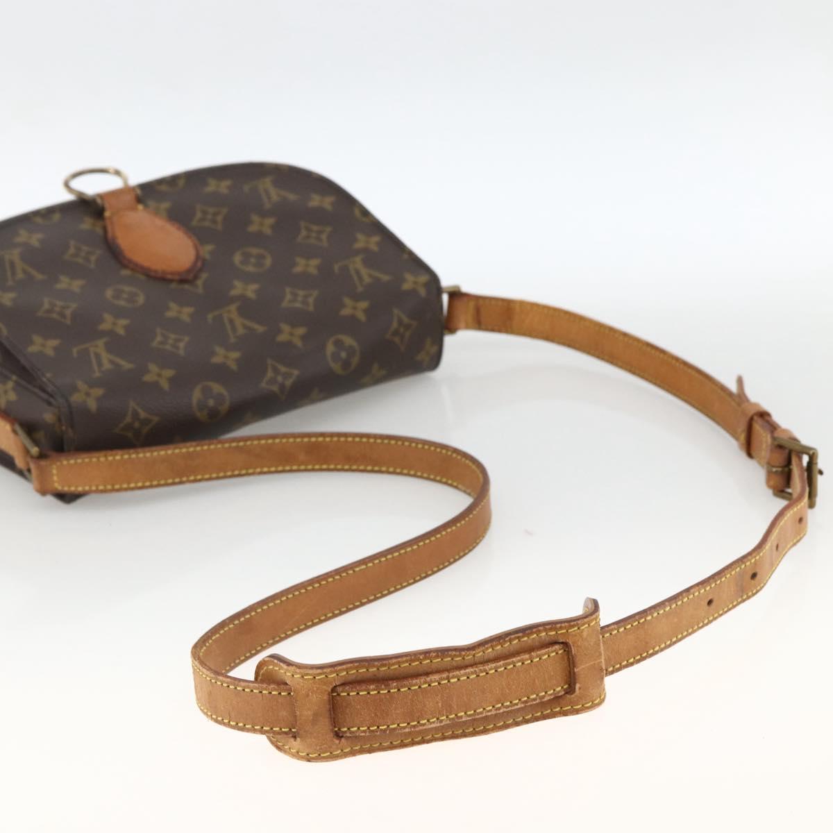 LOUIS VUITTON Monogram Saint Cloud GM Shoulder Bag M51242 LV Auth BA11243