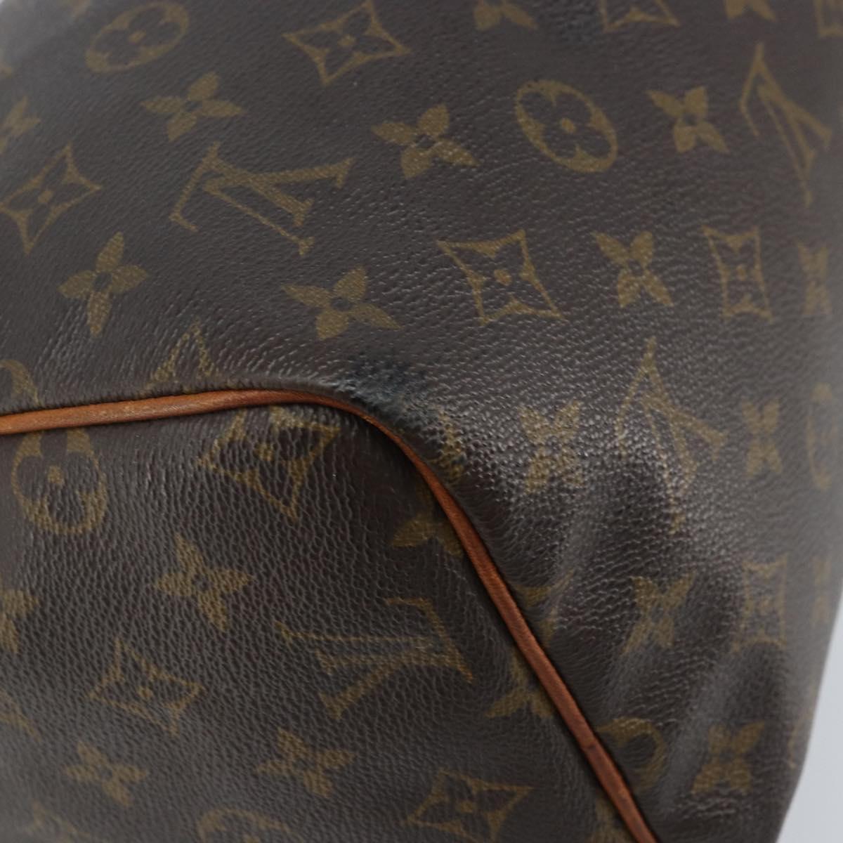 LOUIS VUITTON Monogram Speedy 30 Hand Bag M41526 LV Auth BA11257