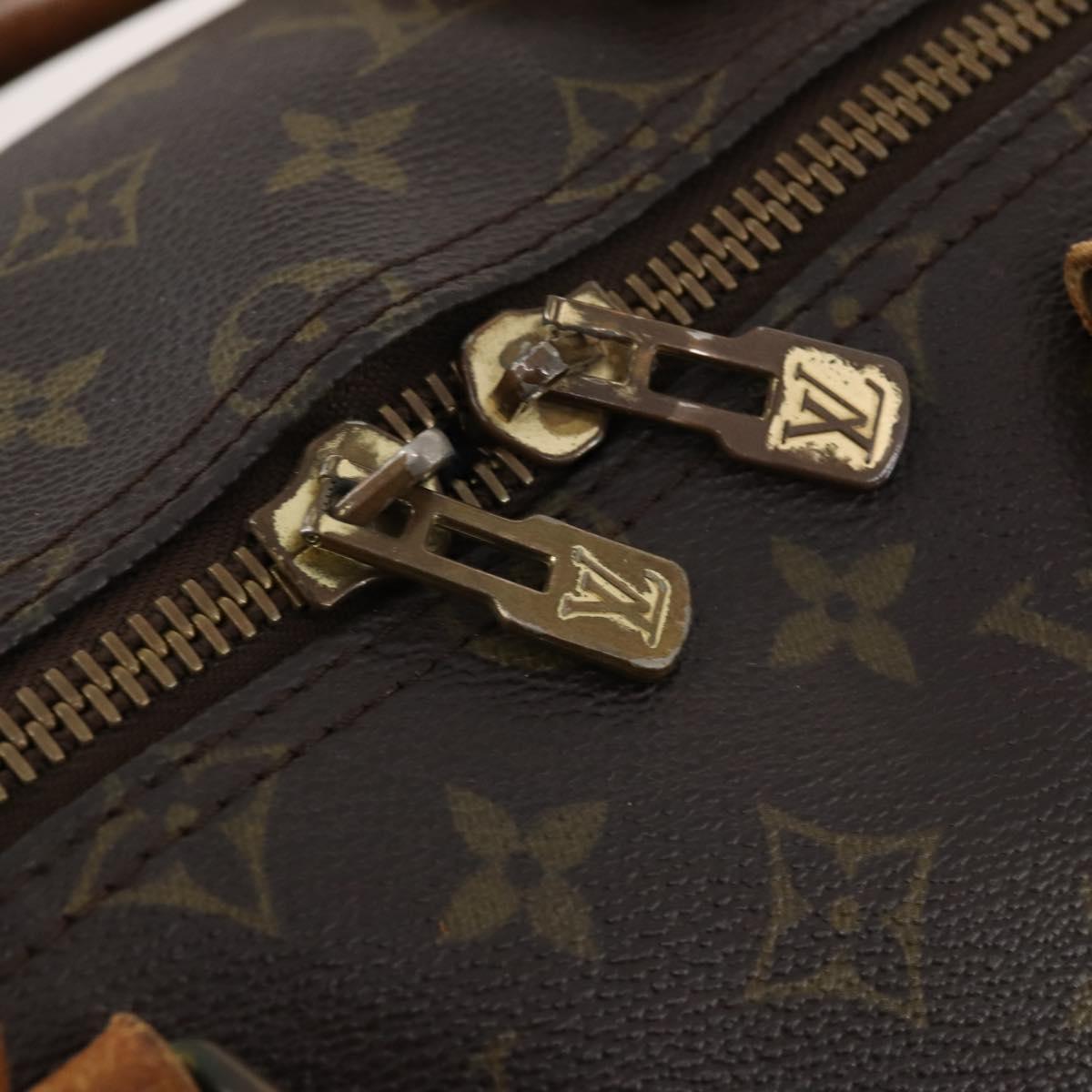 LOUIS VUITTON Monogram Keepall Bandouliere 50 Boston Bag M41416 LV Auth BA11258