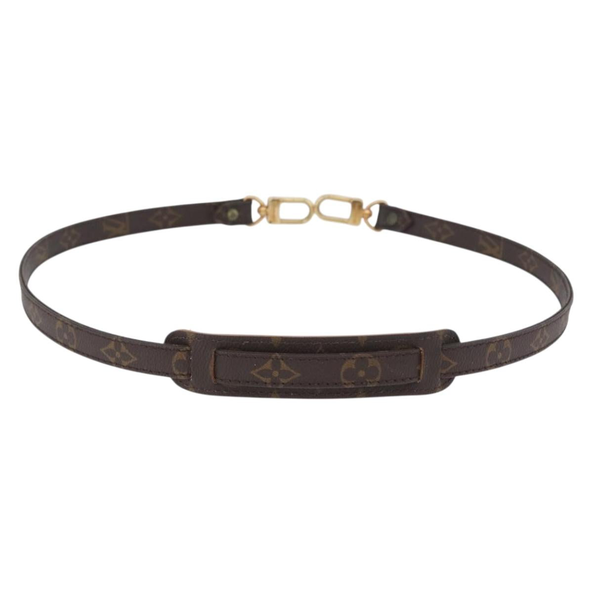 LOUIS VUITTON Monogram Shoulder Strap 44.1"" LV Auth BA11267