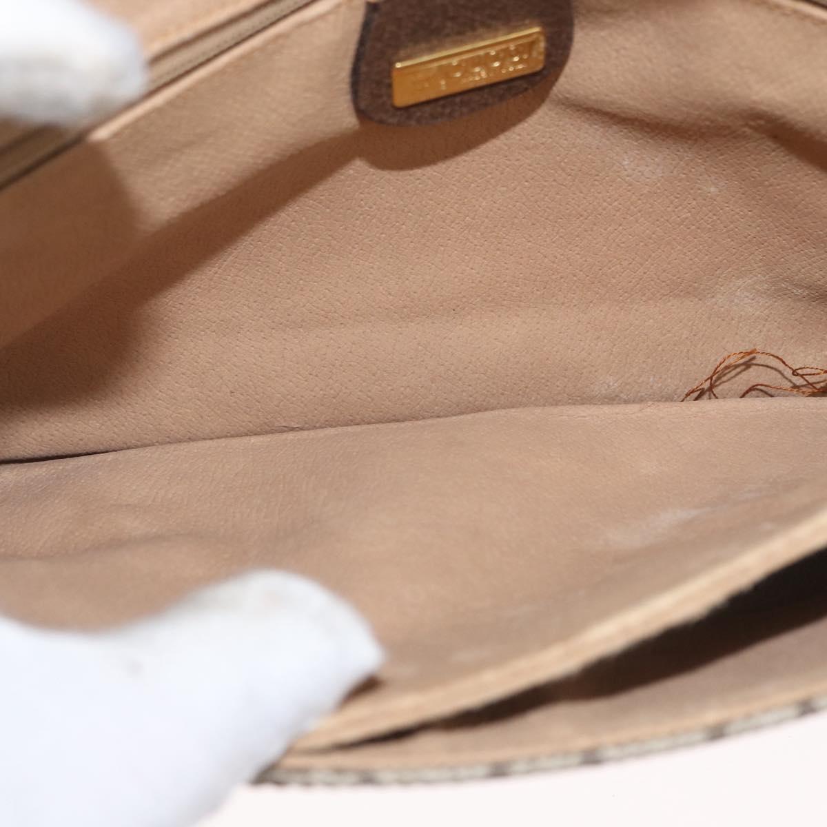 GUCCI GG Supreme Shoulder Bag PVC Beige Gold 004 904 0671 Auth BA11282