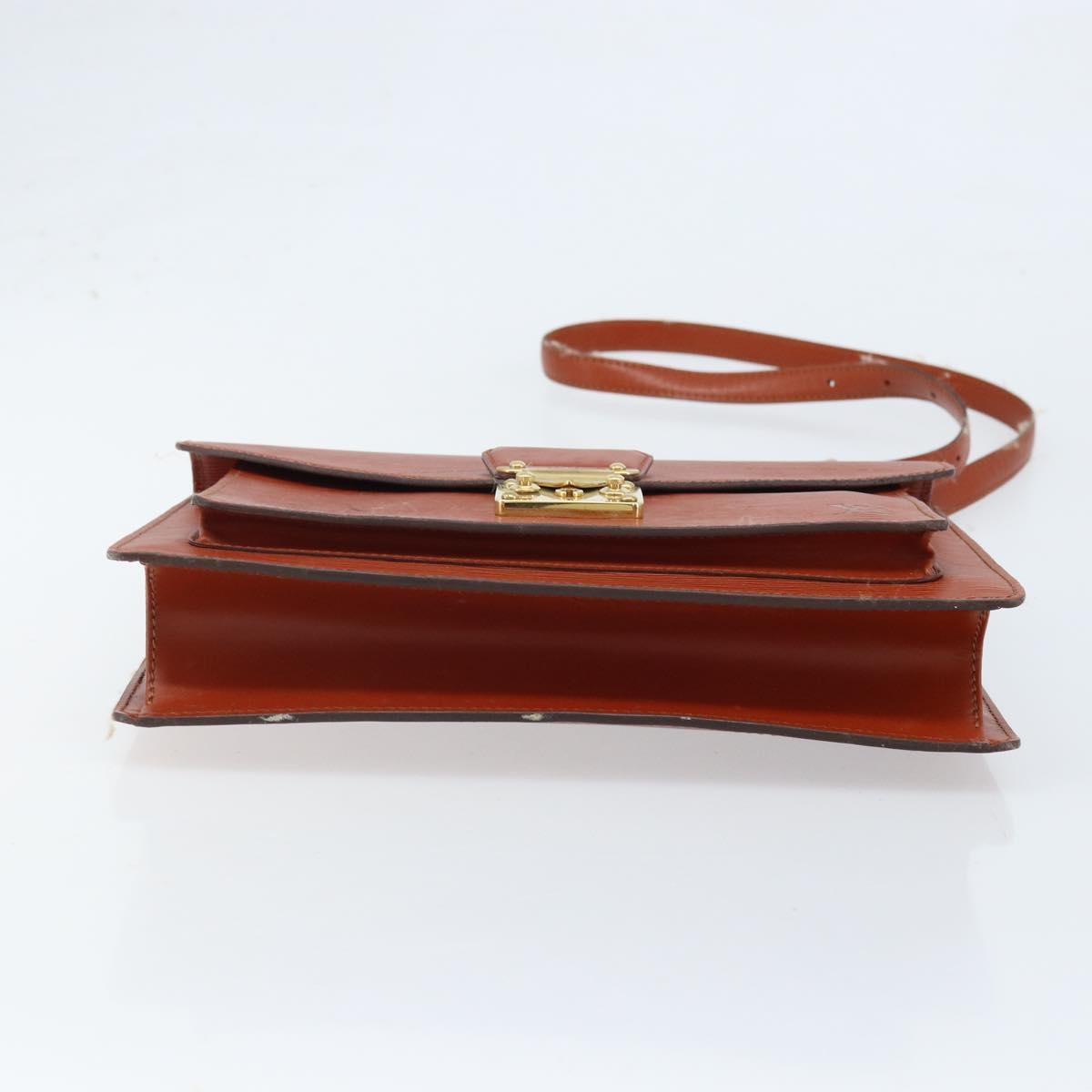 LOUIS VUITTON Epi Monceau 28 Hand Bag Brown M52123 LV Auth BA11286