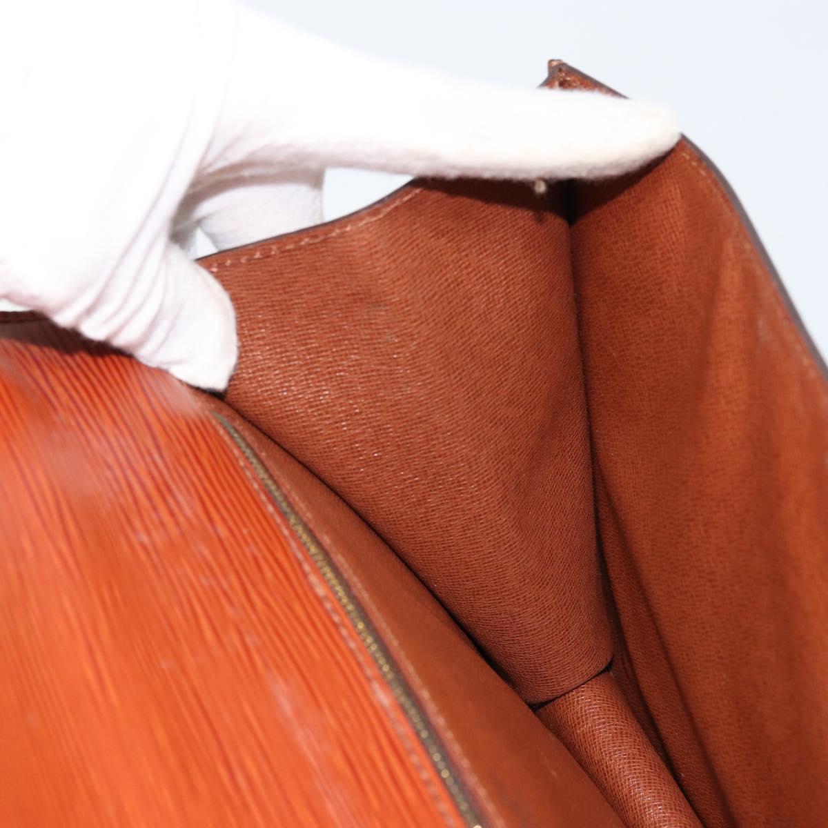 LOUIS VUITTON Epi Monceau 28 Hand Bag Brown M52123 LV Auth BA11286