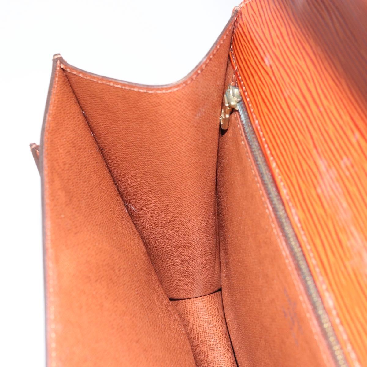 LOUIS VUITTON Epi Monceau 28 Hand Bag Brown M52123 LV Auth BA11286