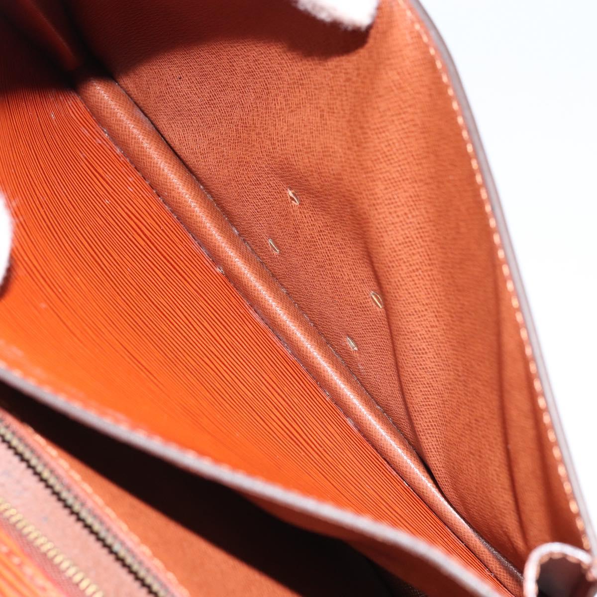 LOUIS VUITTON Epi Monceau 28 Hand Bag Brown M52123 LV Auth BA11286
