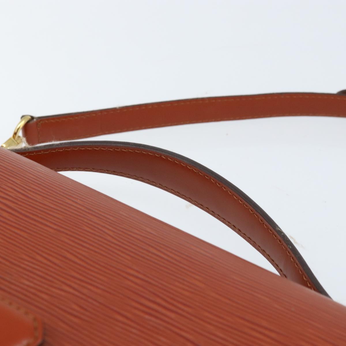 LOUIS VUITTON Epi Monceau 28 Hand Bag Brown M52123 LV Auth BA11286