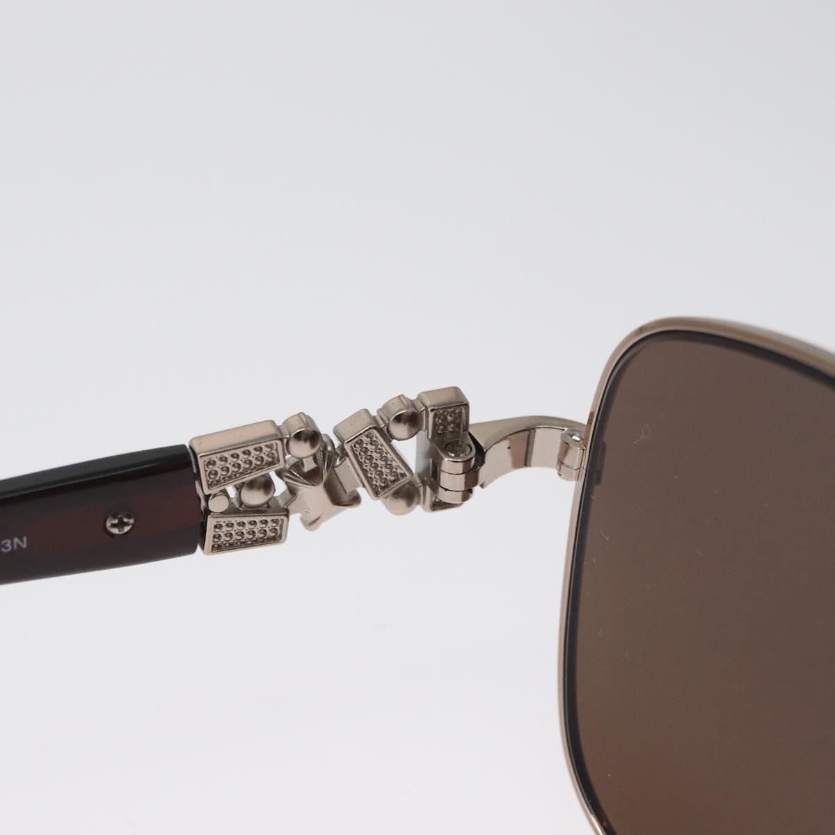 BVLGARI Sunglasses metal Brown 6066-B Auth BA11295V