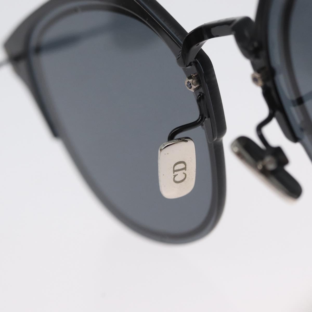 Christian Dior Sunglasses metal Black Auth BA11297