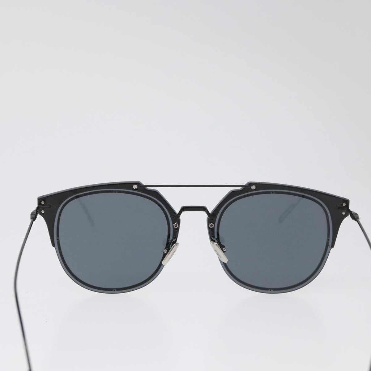 Christian Dior Sunglasses metal Black Auth BA11297