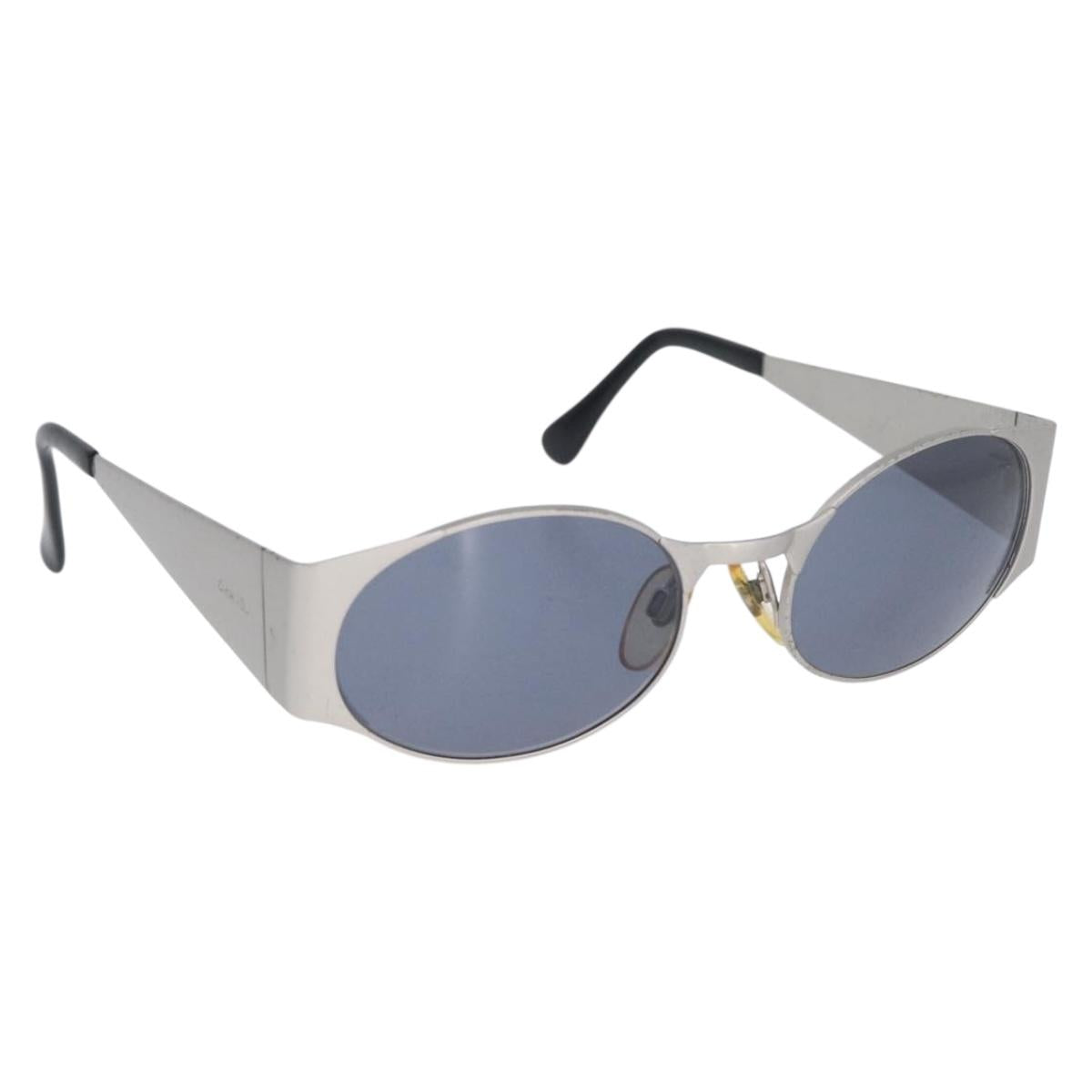 CHANEL Sunglasses metal Silver 06926 45002 CC Auth BA11300