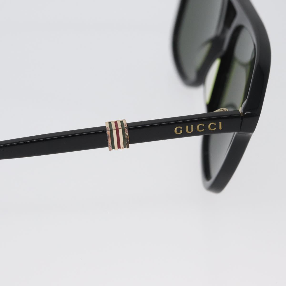 GUCCI Sunglasses plastic Black GG1494S Auth BA11305