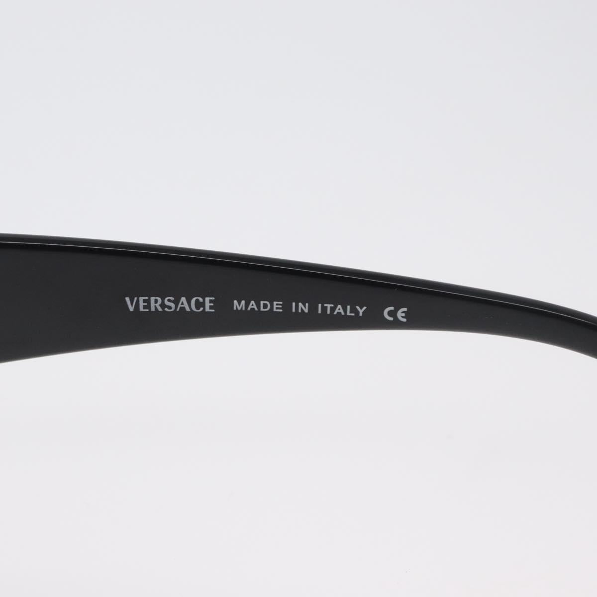 VERSACE Medusa Sunglasses plastic Black 2032-B Auth BA11306