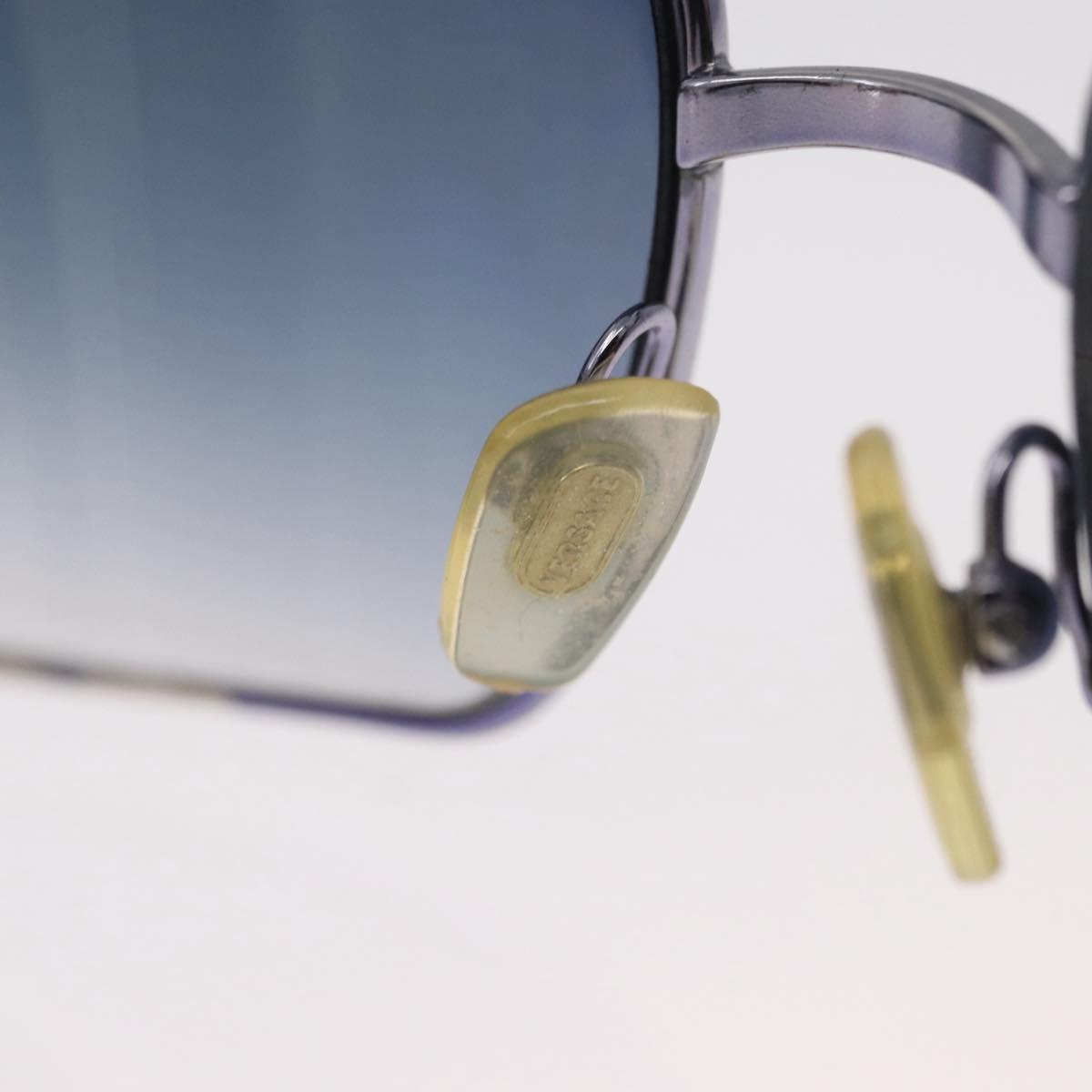 VERSACE Medusa Sunglasses plastic Black 2032-B Auth BA11306