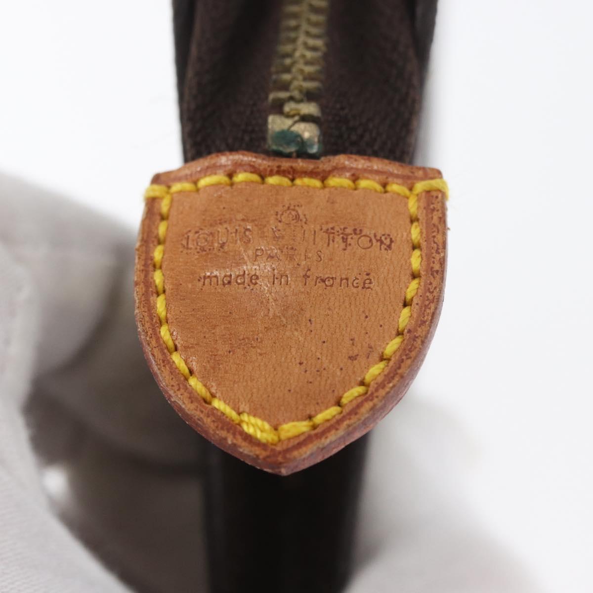 LOUIS VUITTON Monogram Bucket PM Accessory Pouch Vintage LV Auth BA11313