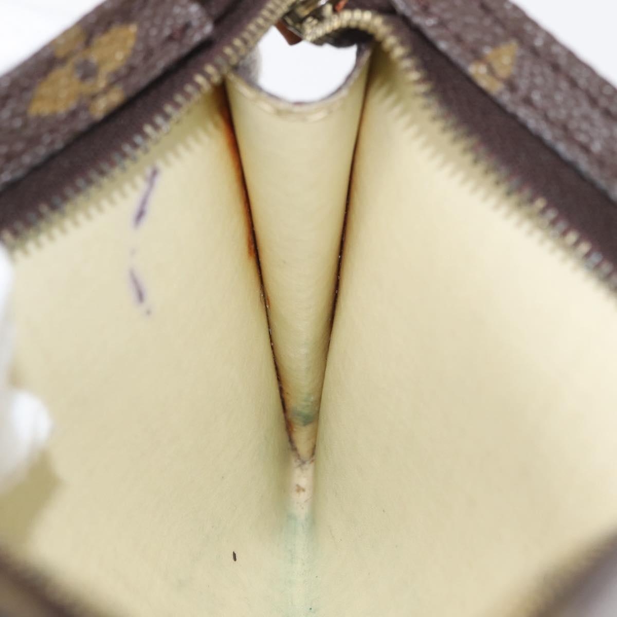 LOUIS VUITTON Monogram Bucket PM Accessory Pouch Vintage LV Auth BA11313