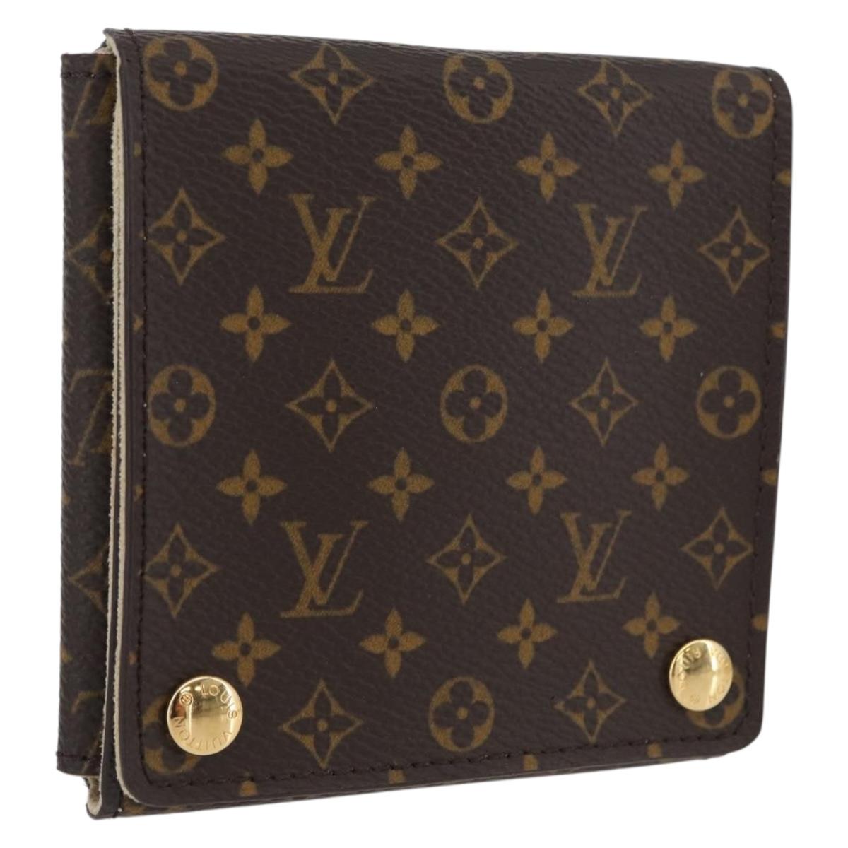 LOUIS VUITTON Monogram Jewelry case Jewelry Box LV Auth BA11314