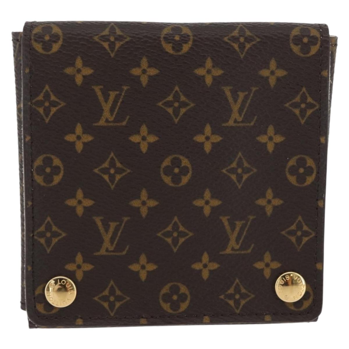 LOUIS VUITTON Monogram Jewelry case Jewelry Box LV Auth BA11314