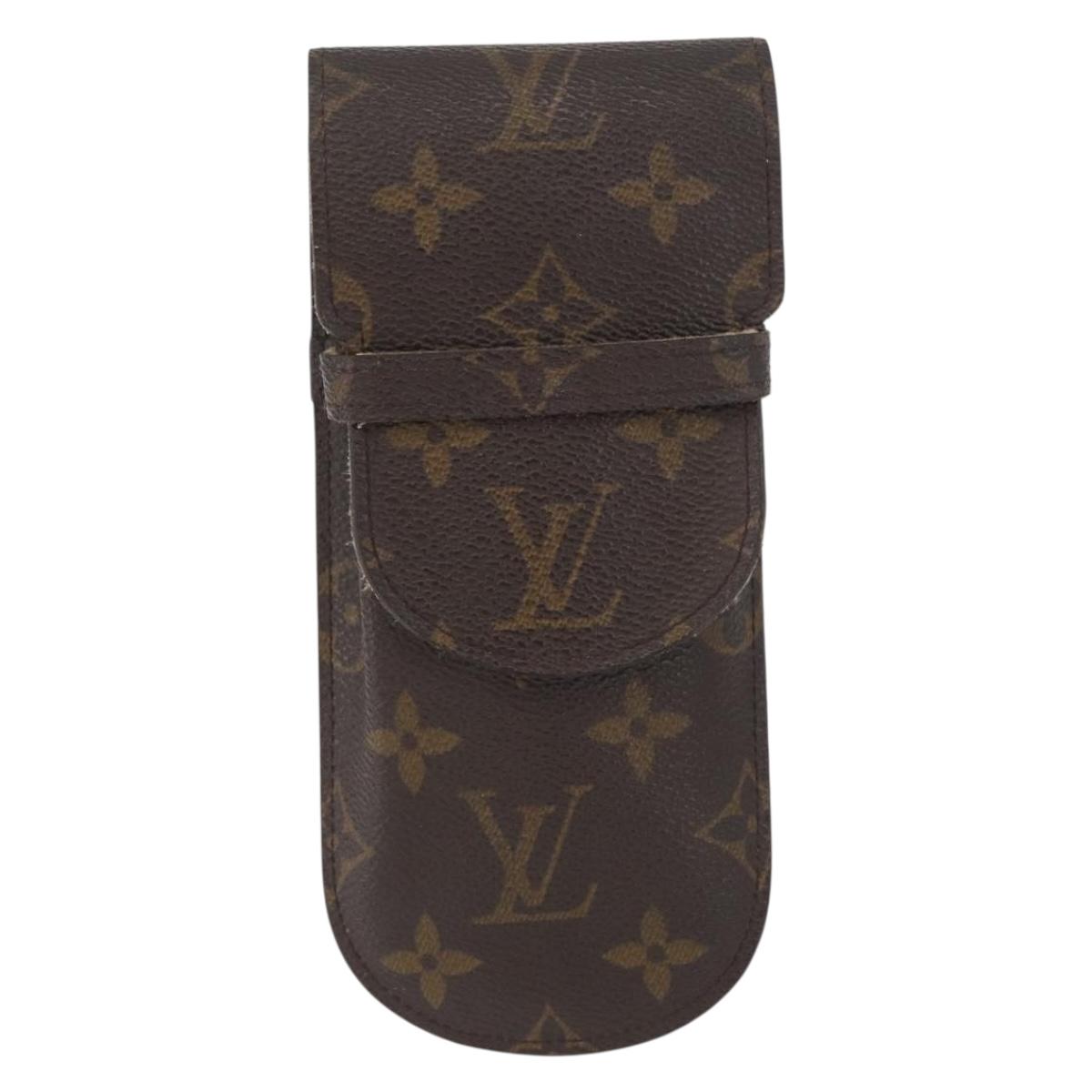 LOUIS VUITTON Monogram Etui Lunette Rabat Glasses Case M62970 LV Auth BA11315