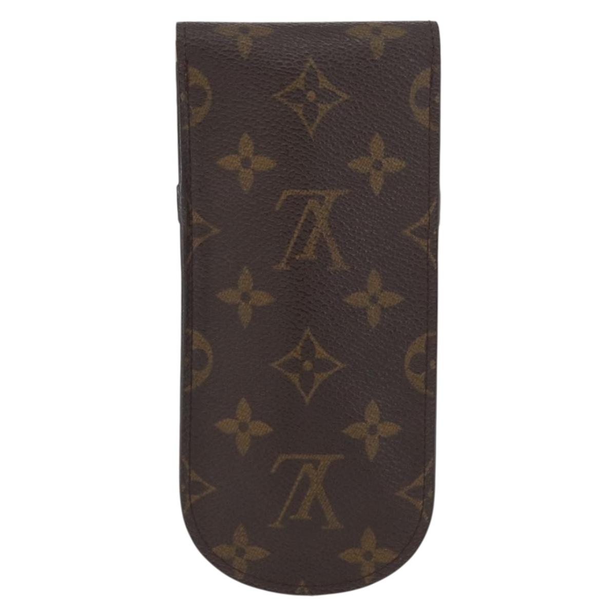 LOUIS VUITTON Monogram Etui Lunette Rabat Glasses Case M62970 LV Auth BA11315