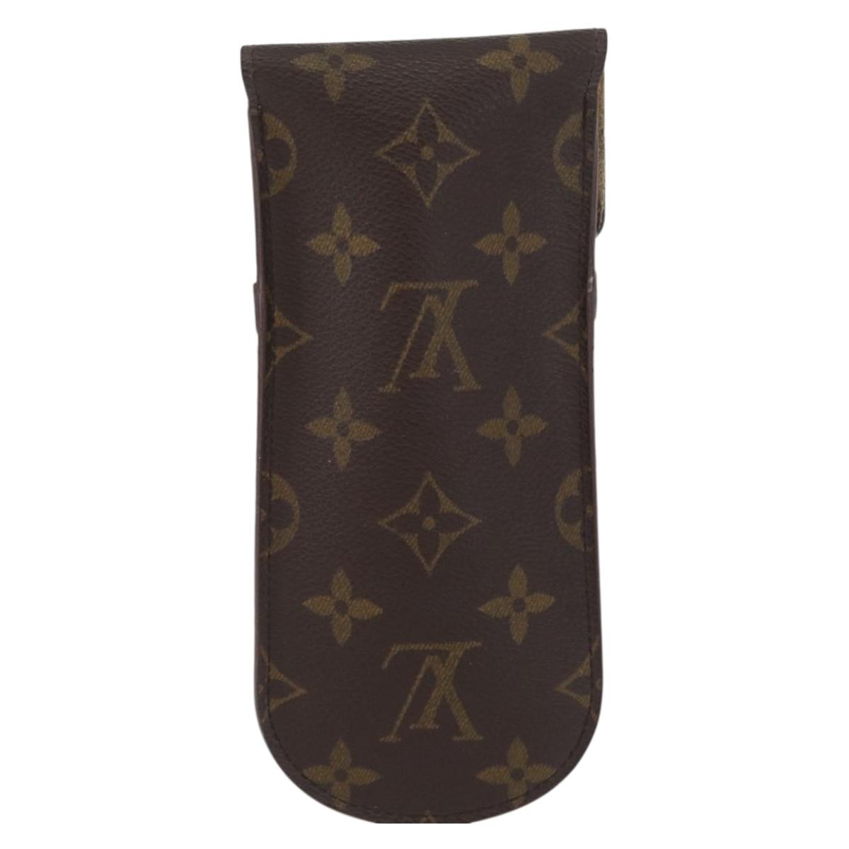 LOUIS VUITTON Monogram Etui Lunette Rabat Glasses Case M62970 LV Auth BA11316