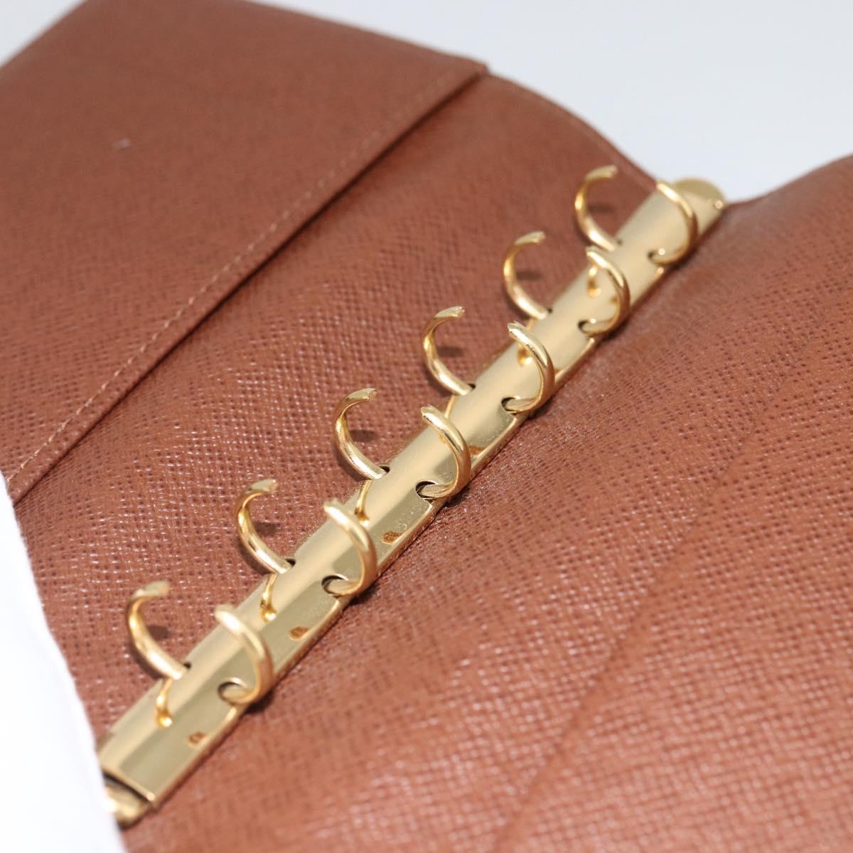 LOUIS VUITTON Monogram Agenda PM Day Planner Cover R20005 LV Auth BA11318