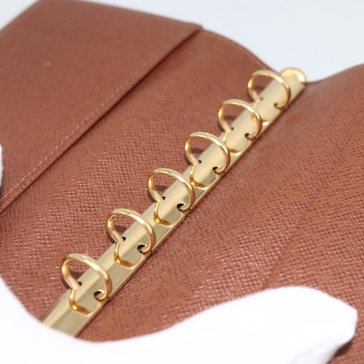 LOUIS VUITTON Monogram Agenda PM Day Planner Cover R20005 LV Auth BA11318