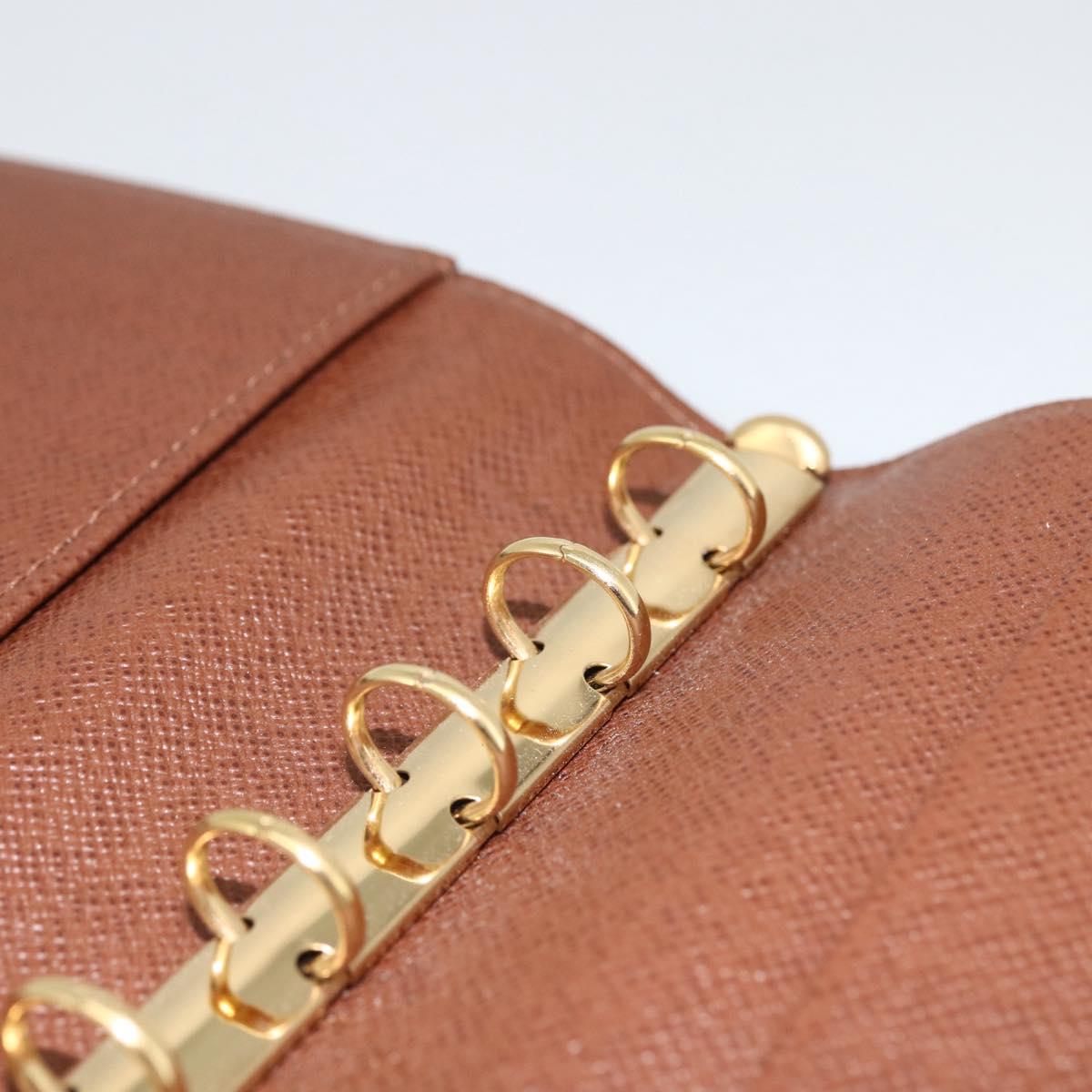 LOUIS VUITTON Monogram Agenda PM Day Planner Cover R20005 LV Auth BA11318
