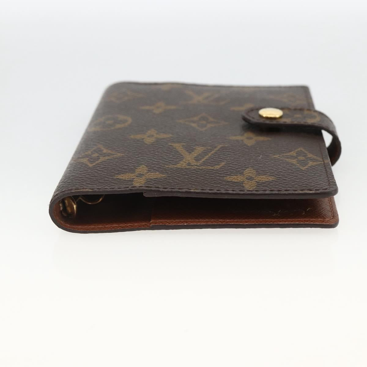 LOUIS VUITTON Monogram Agenda PM Day Planner Cover R20005 LV Auth BA11318