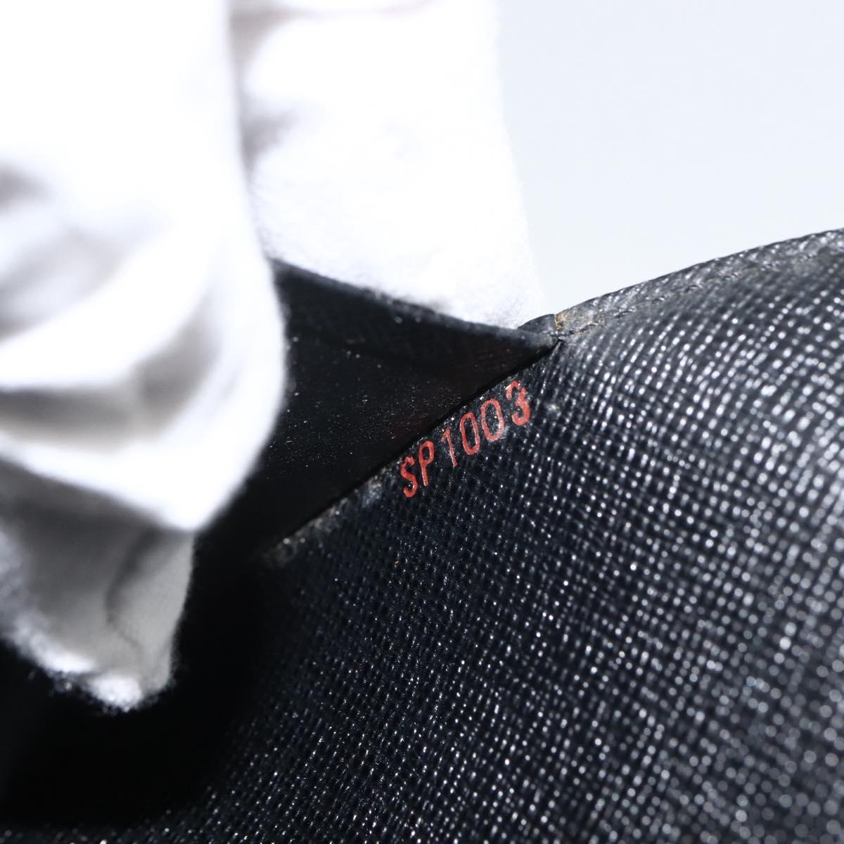 LOUIS VUITTON Epi Agenda MM Day Planner Cover Black R20042 LV Auth BA11324