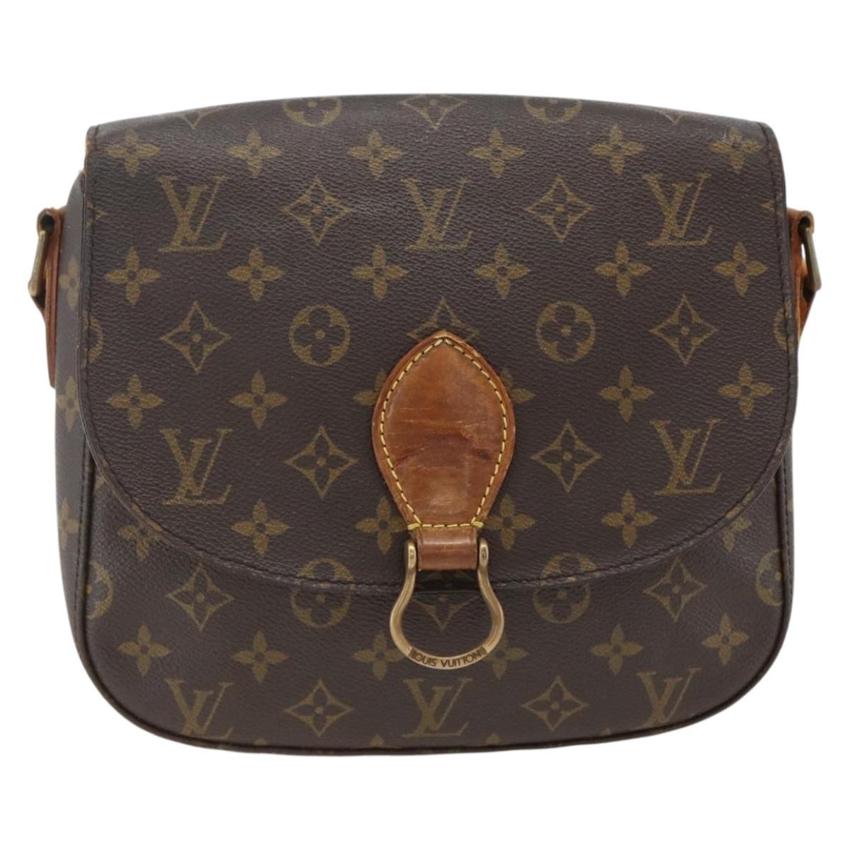 LOUIS VUITTON Monogram Saint Cloud GM Shoulder Bag M51242 LV Auth BA11343
