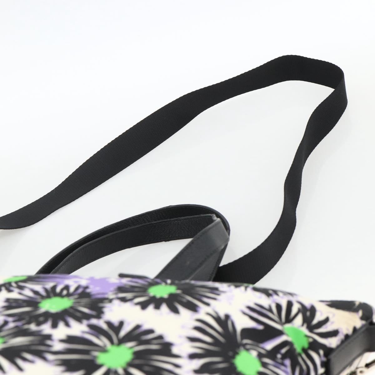 PRADA Tote Bag Nylon 2way Multicolor Silver Auth BA11353A