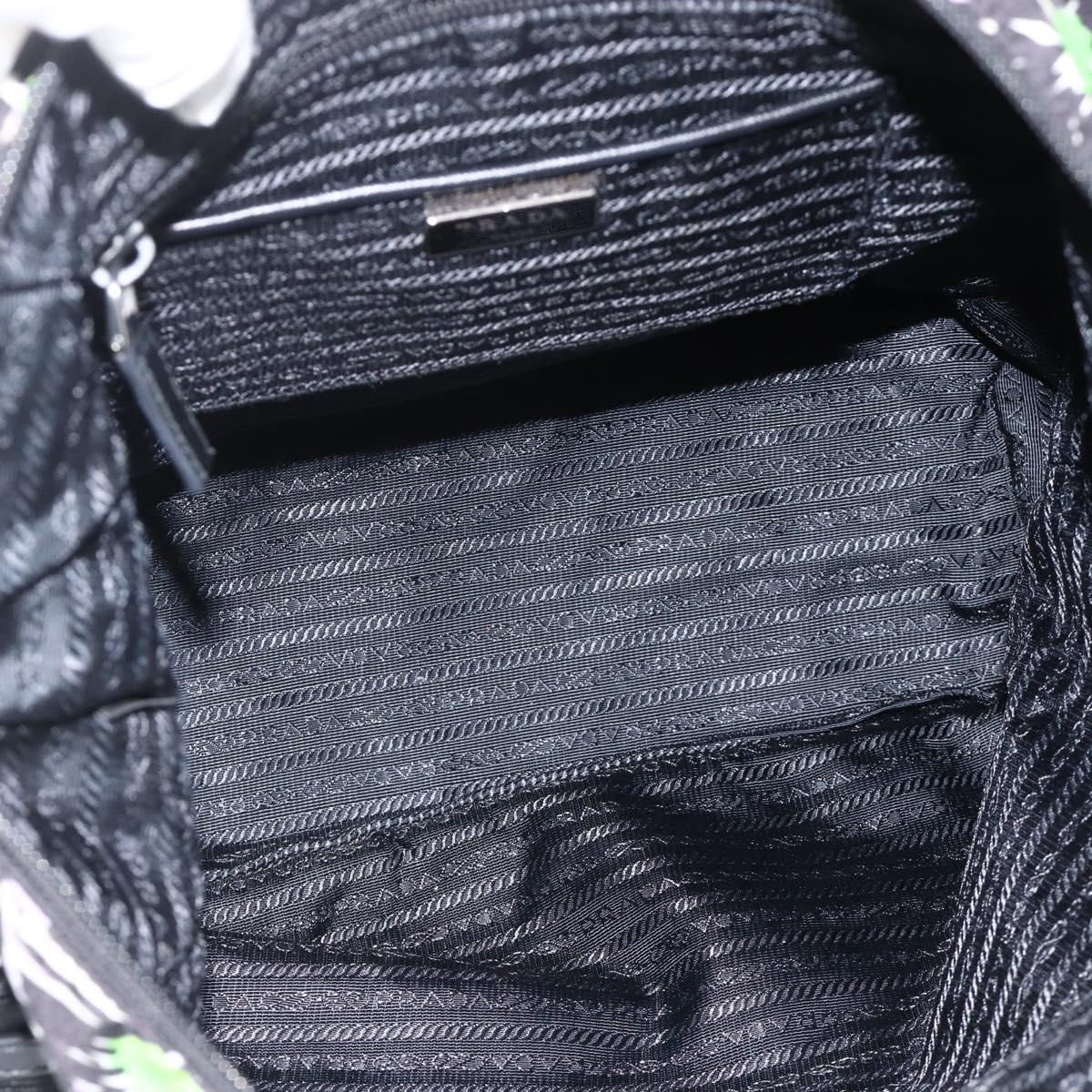 PRADA Tote Bag Nylon 2way Multicolor Silver Auth BA11353A