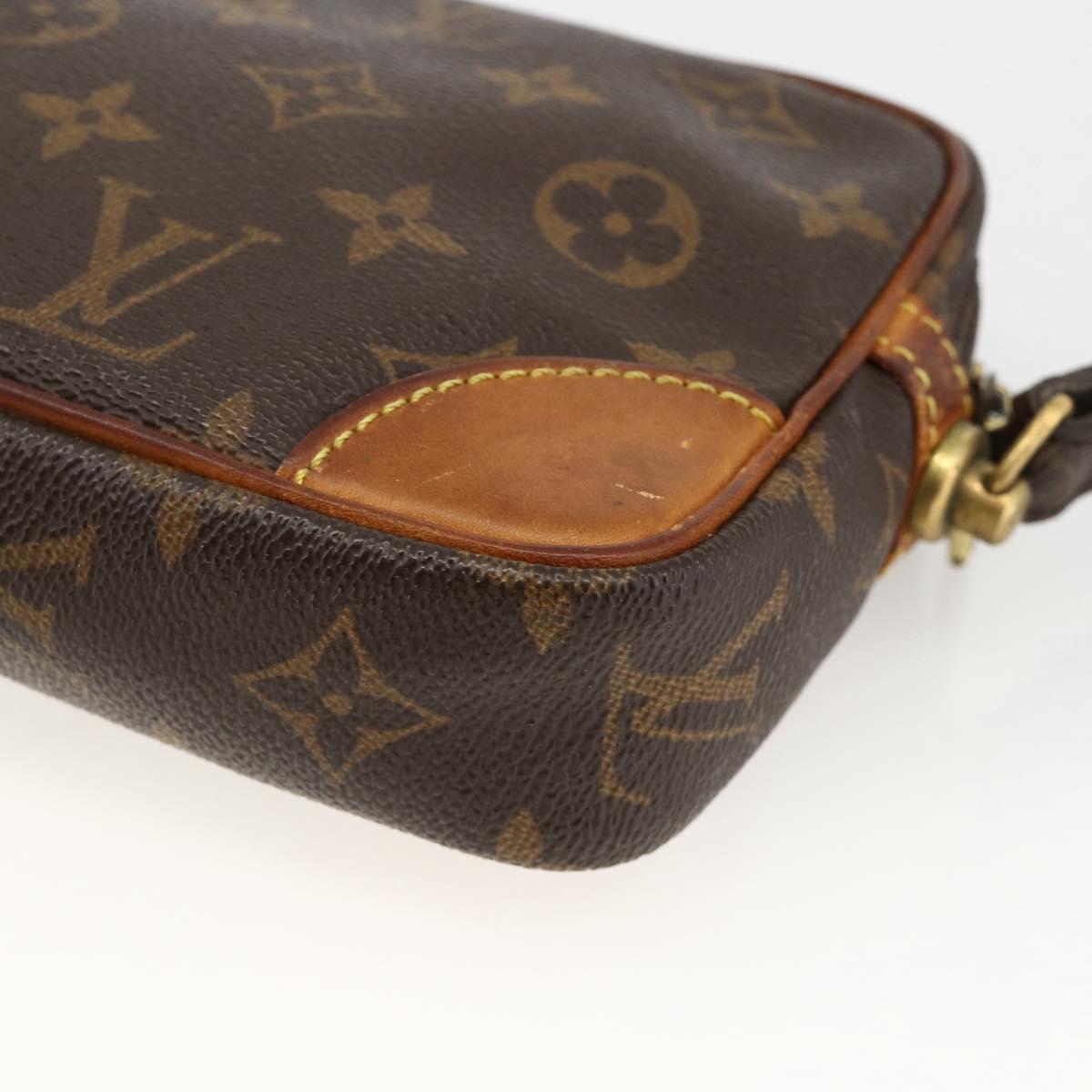LOUIS VUITTON Monogram Marly Dragonne PM Clutch Bag M51827 LV Auth BA11355