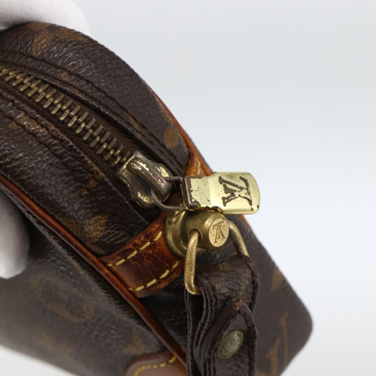 LOUIS VUITTON Monogram Marly Dragonne PM Clutch Bag M51827 LV Auth BA11355