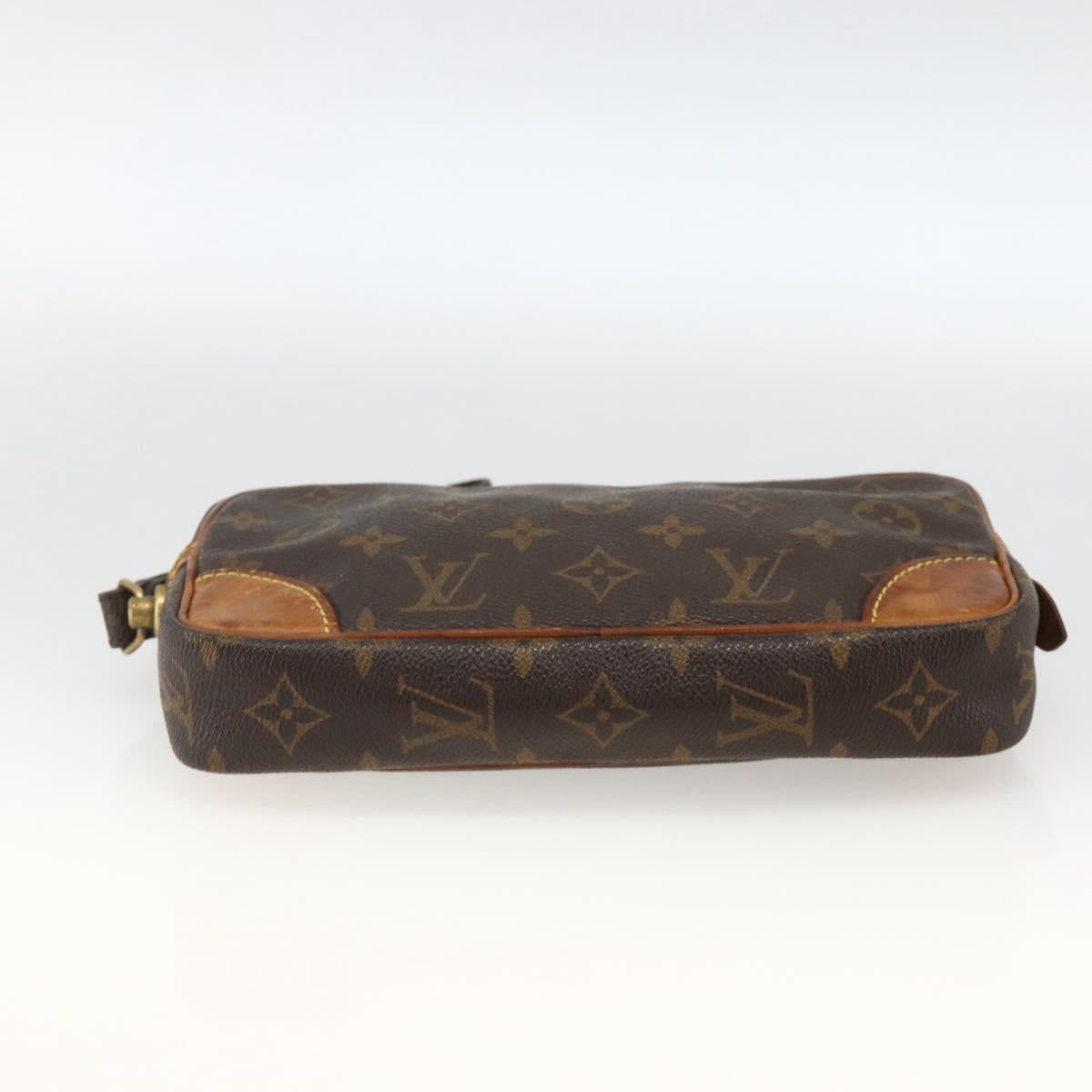 LOUIS VUITTON Monogram Marly Dragonne PM Clutch Bag M51827 LV Auth BA11355