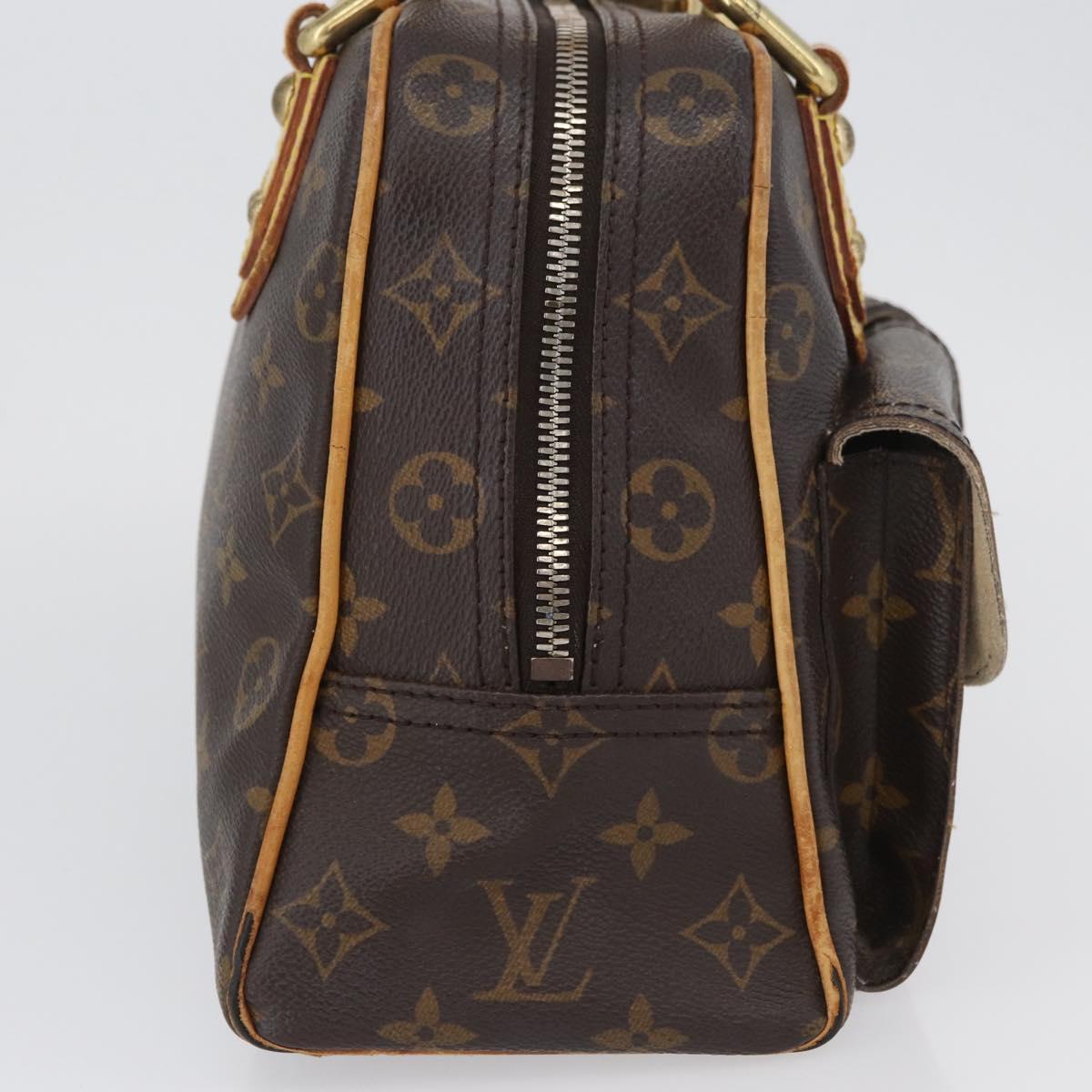 LOUIS VUITTON Monogram Manhattan PM Hand Bag M40026 LV Auth BA11364