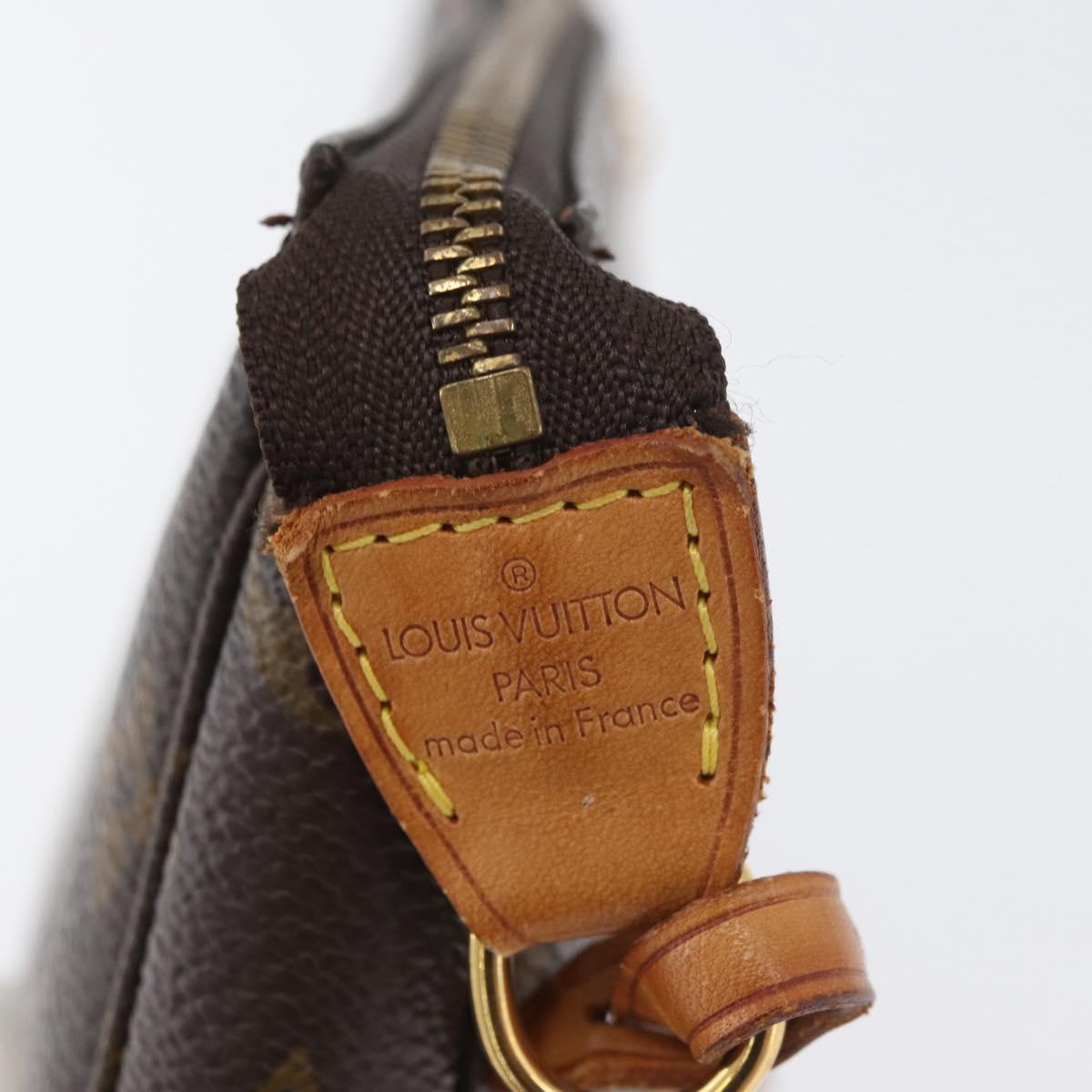 LOUIS VUITTON Monogram Pochette Accessoires Pouch M51980 LV Auth BA11365