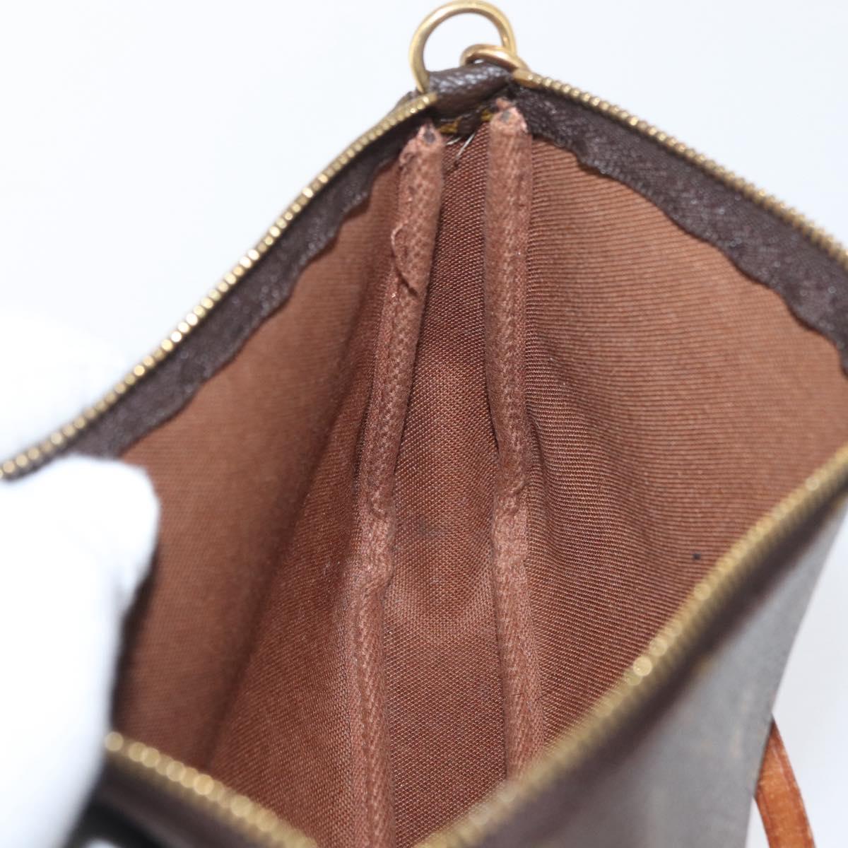 LOUIS VUITTON Monogram Pochette Accessoires Pouch M51980 LV Auth BA11365